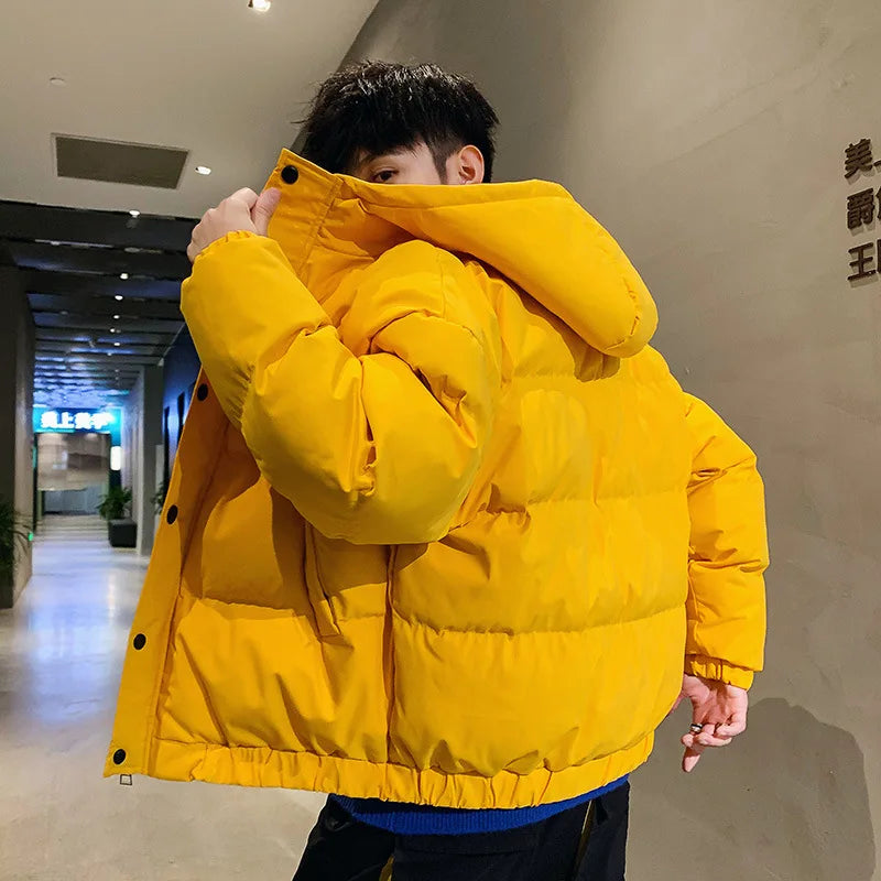 Men's Harajuku Hooded Parka Jacket - Various Colors