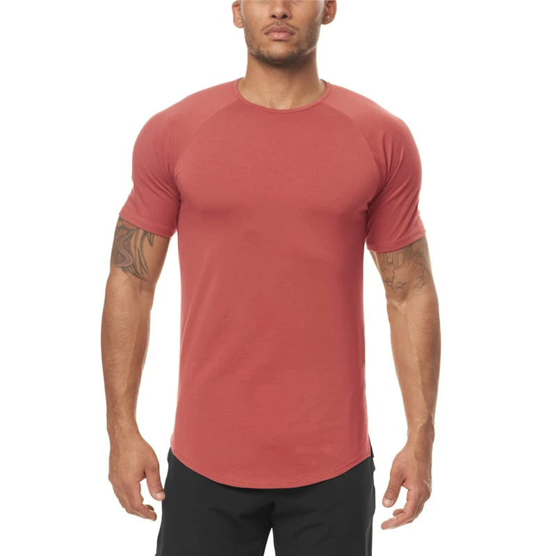 Men's Slim Fit Quick-Dry Breathable T-Shirt – Lightweight, Moisture-Wicking Activewear