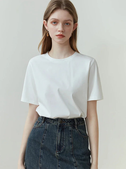 Women's Cotton Round Neck T-Shirt