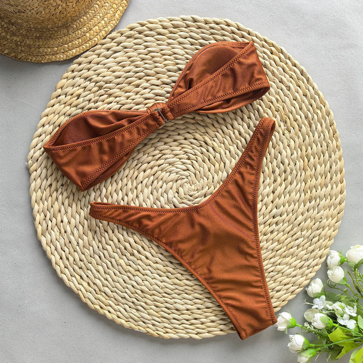 Women's Push-Up Bikini Set - Stylish Bikini Swimwear for Women