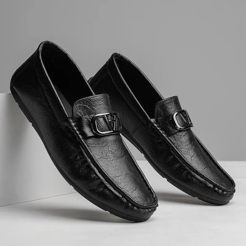 Men's Denim Casual Slip-On Loafers – Comfortable & Stylish Men's Shoes