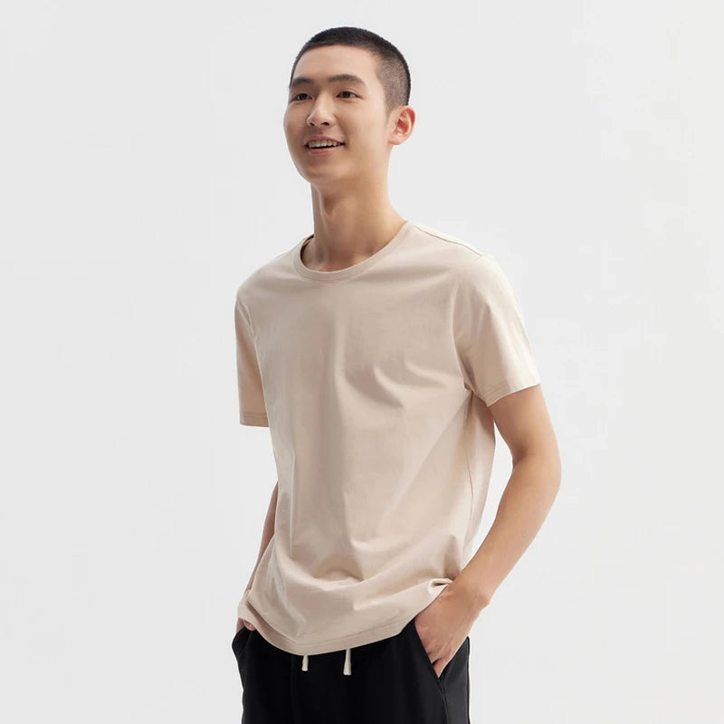 Semir Men's Slim Fit Plain T-Shirt - Comfortable Casual Wear