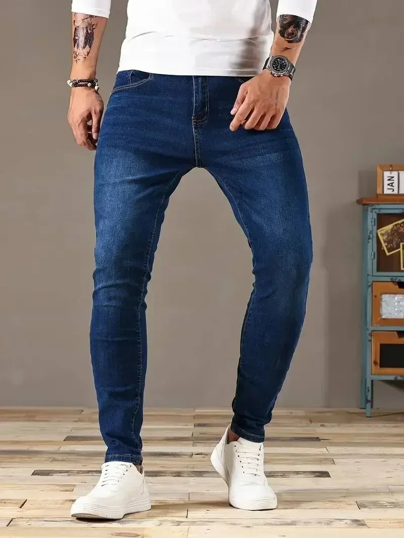 Men's Slim Fit Stretch Denim Jeans - Various Colors