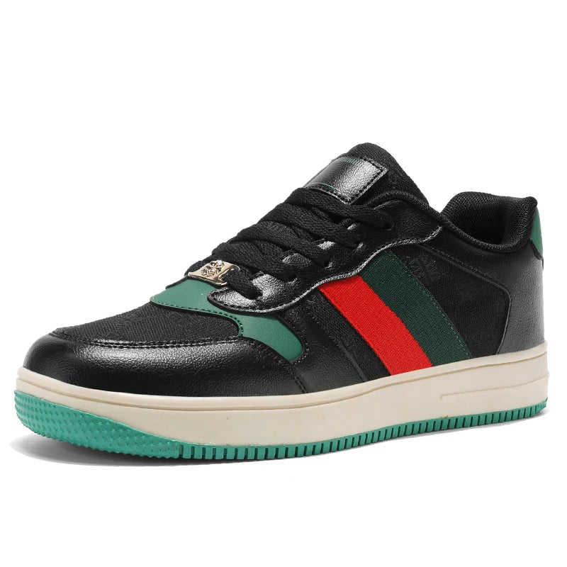 Men's Casual Breathable Non-Slip Lace-Up Sneakers – Comfortable, Lightweight Footwear