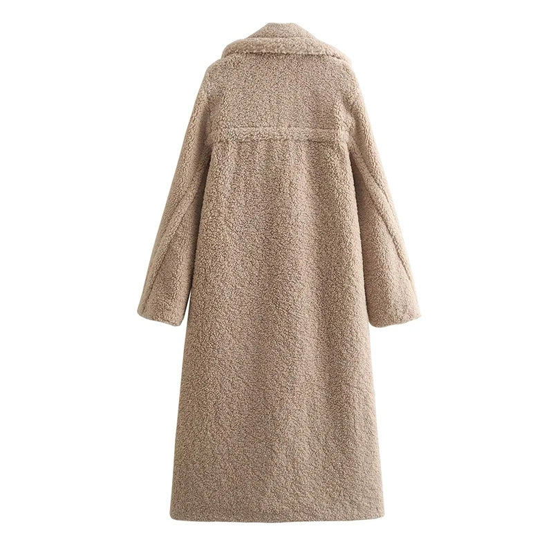 Women's Thick Warm Long Trench Coat
