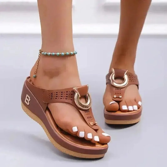 Women's  Non-Slip Platform Wedge Sandals - Various Colors