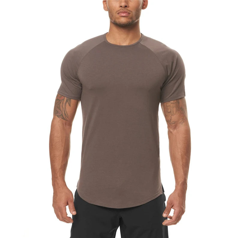 Men's Slim Fit Quick-Dry Breathable T-Shirt – Lightweight, Moisture-Wicking Activewear