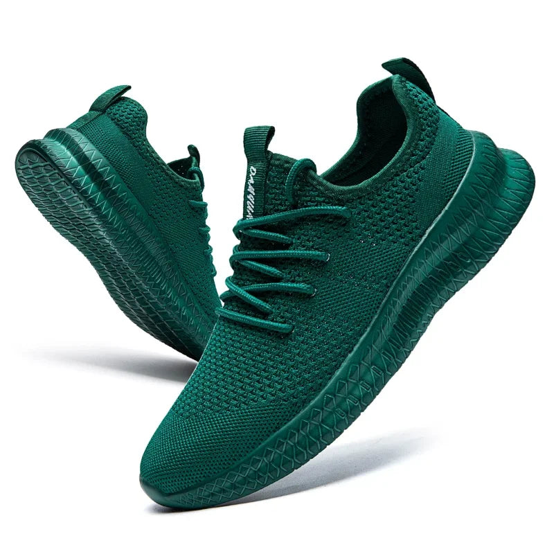 Mens Ultralight Breathable Mesh Sneakers - Casual Non-Slip Running Shoes-Various Colors
