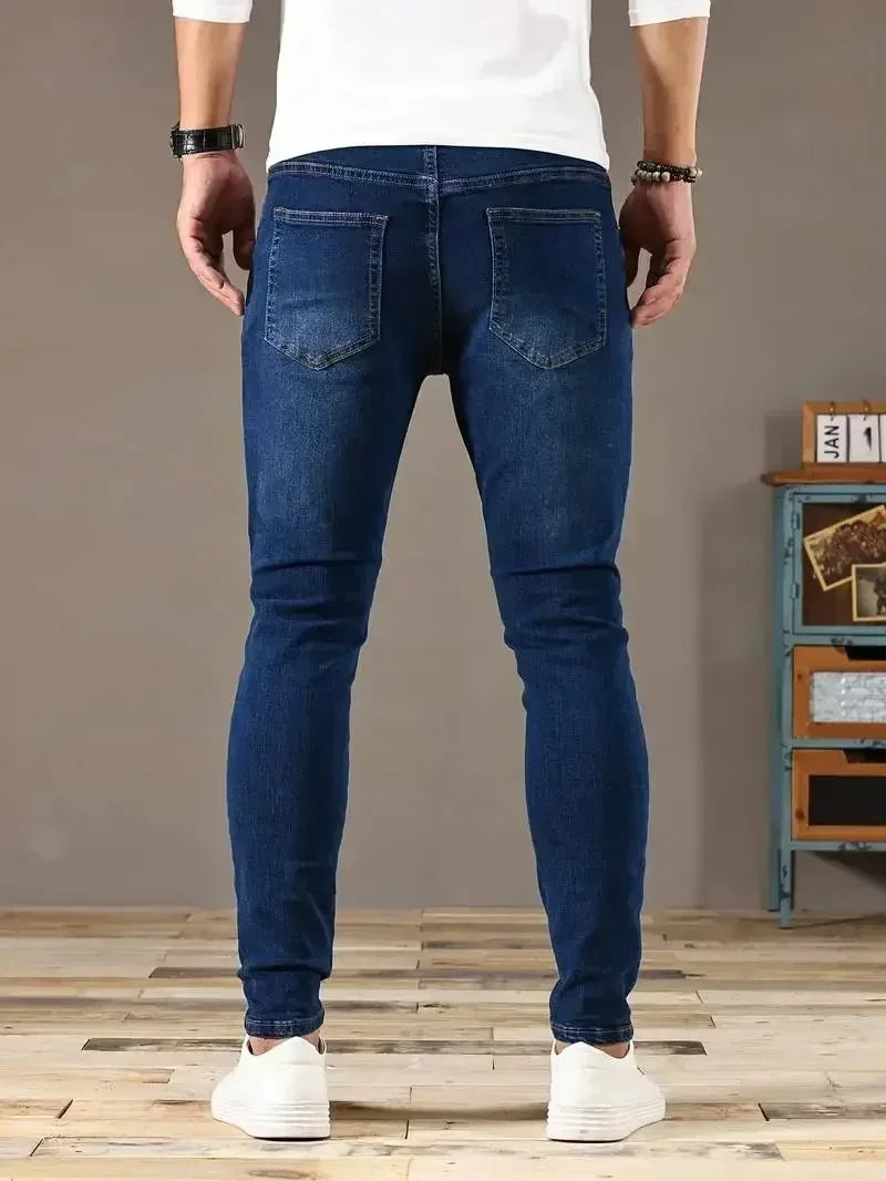 Men's Slim Fit Stretch Denim Jeans - Various Colors