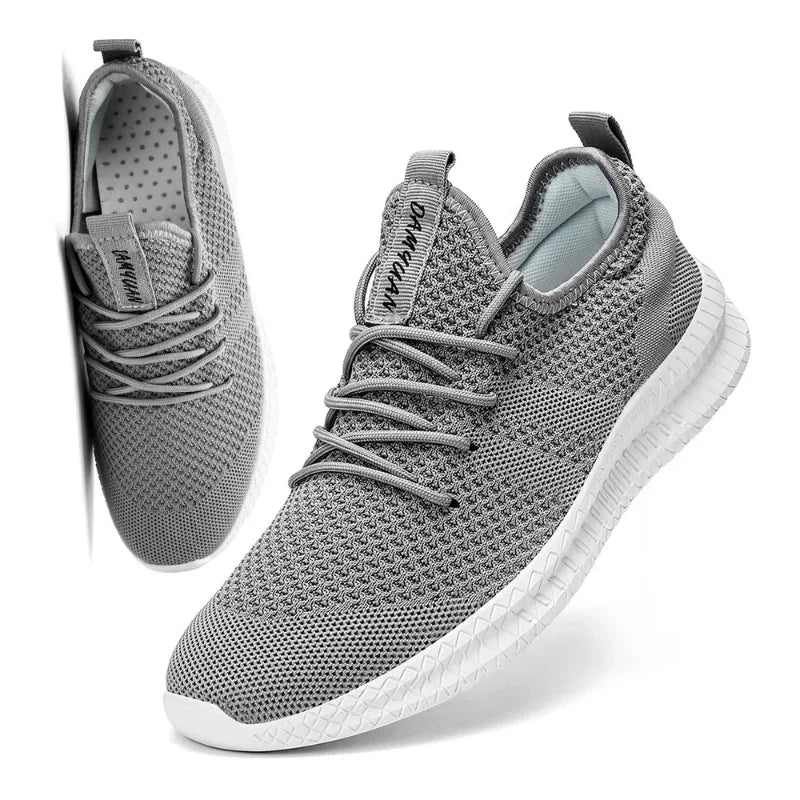 Mens Ultralight Breathable Mesh Sneakers - Casual Non-Slip Running Shoes-Various Colors