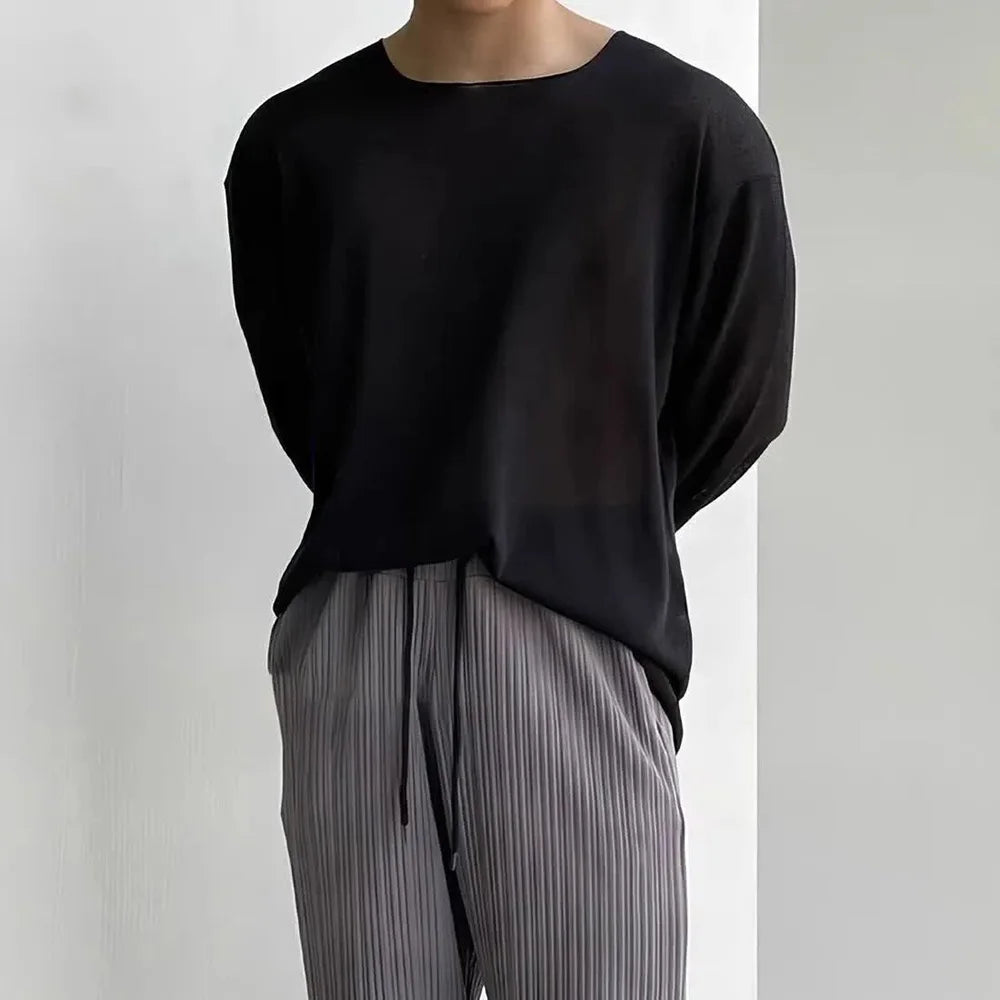 Men's Lightweight Casual Long-Sleeve Sweater