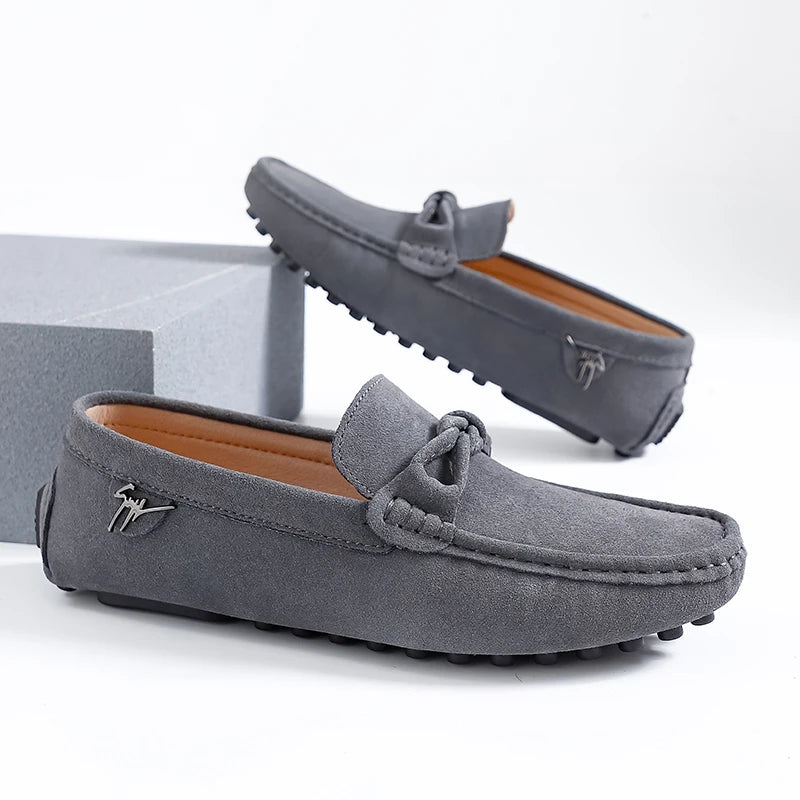 Men's Genuine Leather Anti-Slip Shoes - Durable, Stylish Footwear for Men