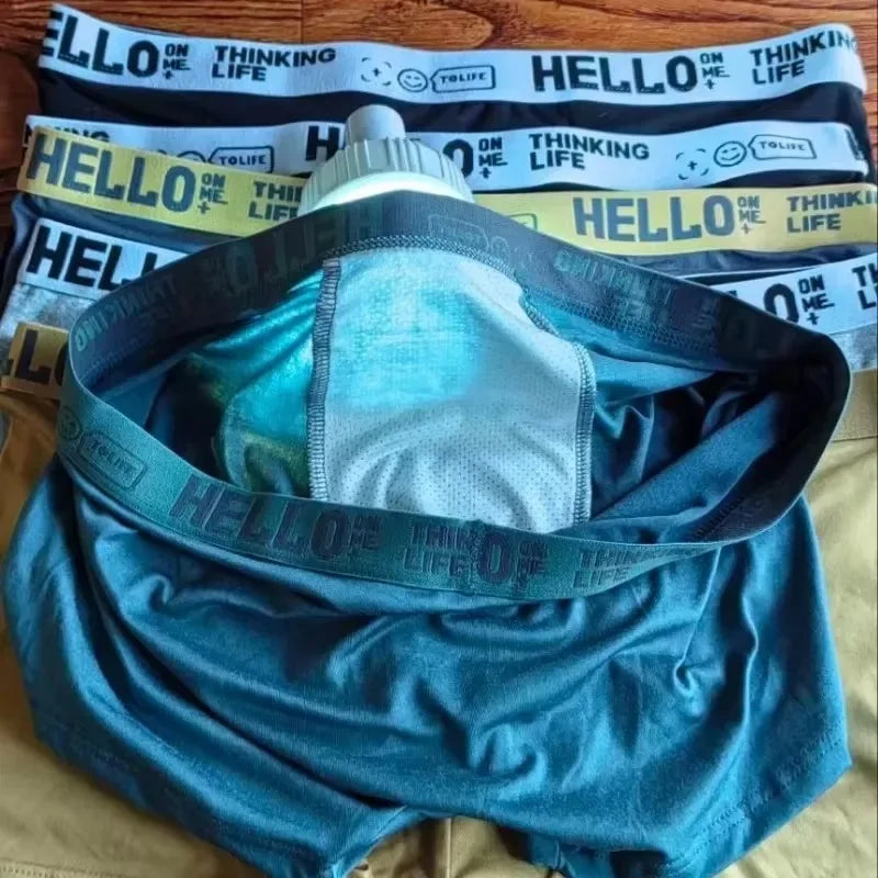 6-Piece Men's Cotton Underwear Set - Breathable Boxer Shorts - Various Colors