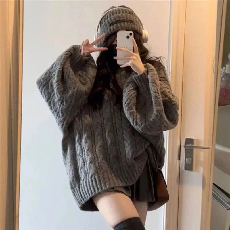 Womens Oversized Knitted Sweater for Women - Various Colors