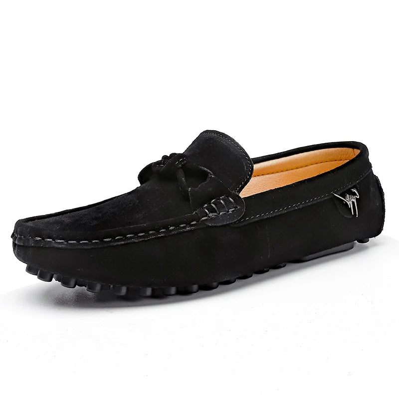 Men's Genuine Leather Anti-Slip Shoes - Durable, Stylish Footwear for Men