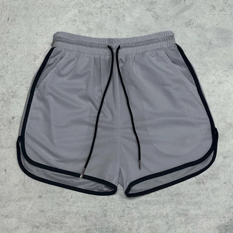 Men's Casual Athletic Shorts - Quick-Drying, Breathable Mesh