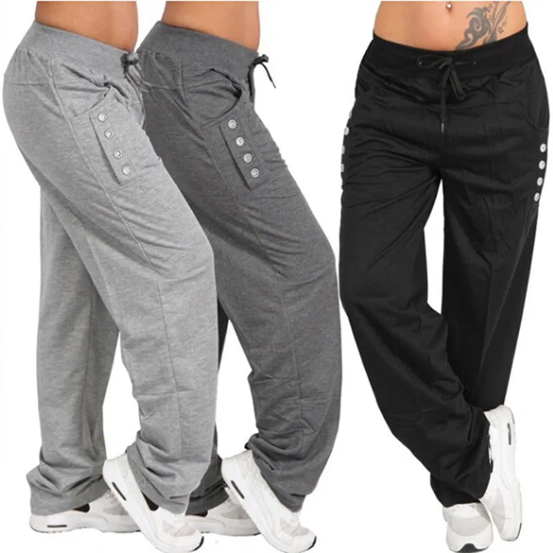 Loose Fit Casual Drawstring Women's Joggers