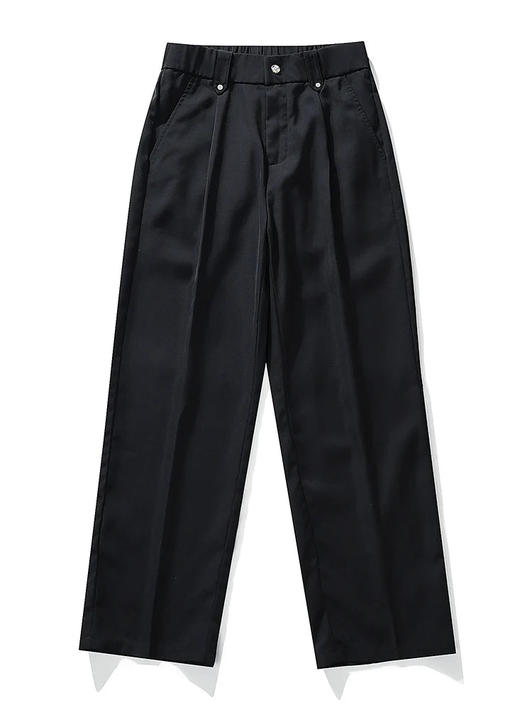Men's Straight Fit Loose Pants – Comfortable Casual Men's Trousers for Everyday Wear