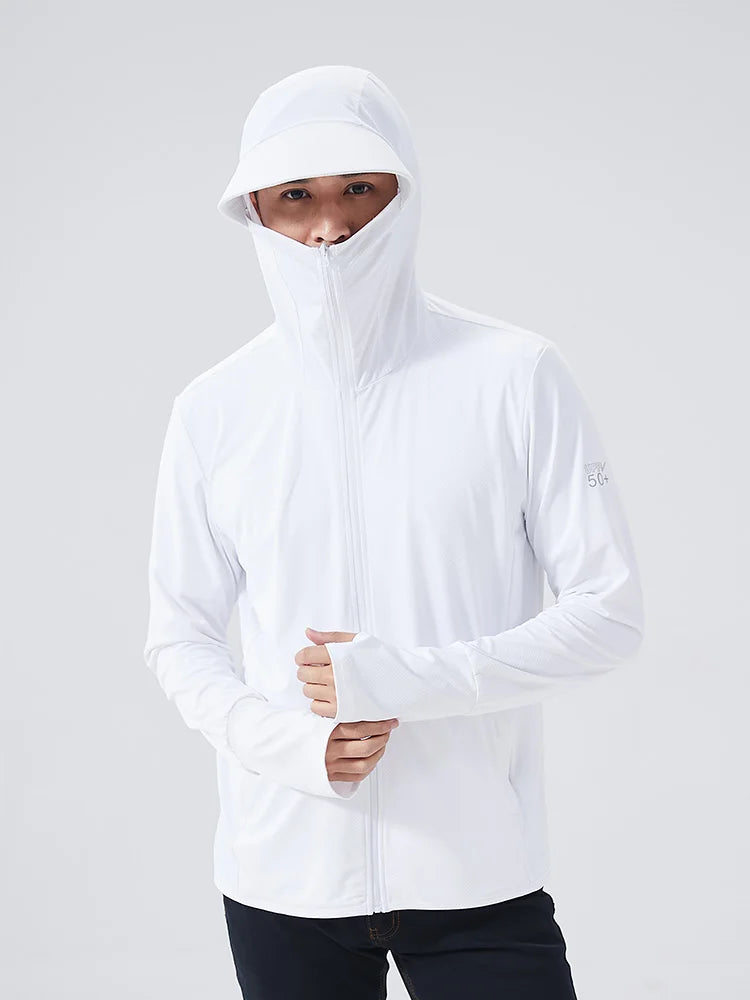 Men's Ultra-Lightweight Hooded Windbreaker Jacket - Casual Sportswear