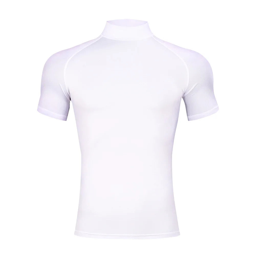 Men's Compression Turtleneck Shirt – Moisture-Wicking, Quick-Dry Fitness Base Layer