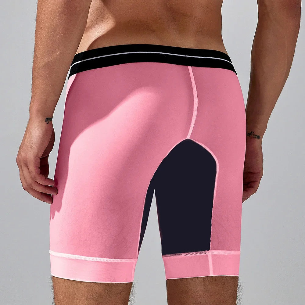 Seobean Men's Compression Shorts – Athletic Sports Performance Wear, Muscle Support & Moisture-Wicking