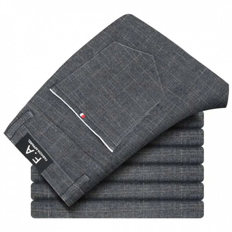 Men's Slim Fit Stretch Cotton Casual Pants