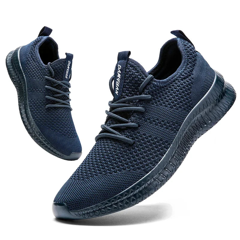 Mens Ultralight Breathable Mesh Sneakers - Casual Non-Slip Running Shoes-Various Colors