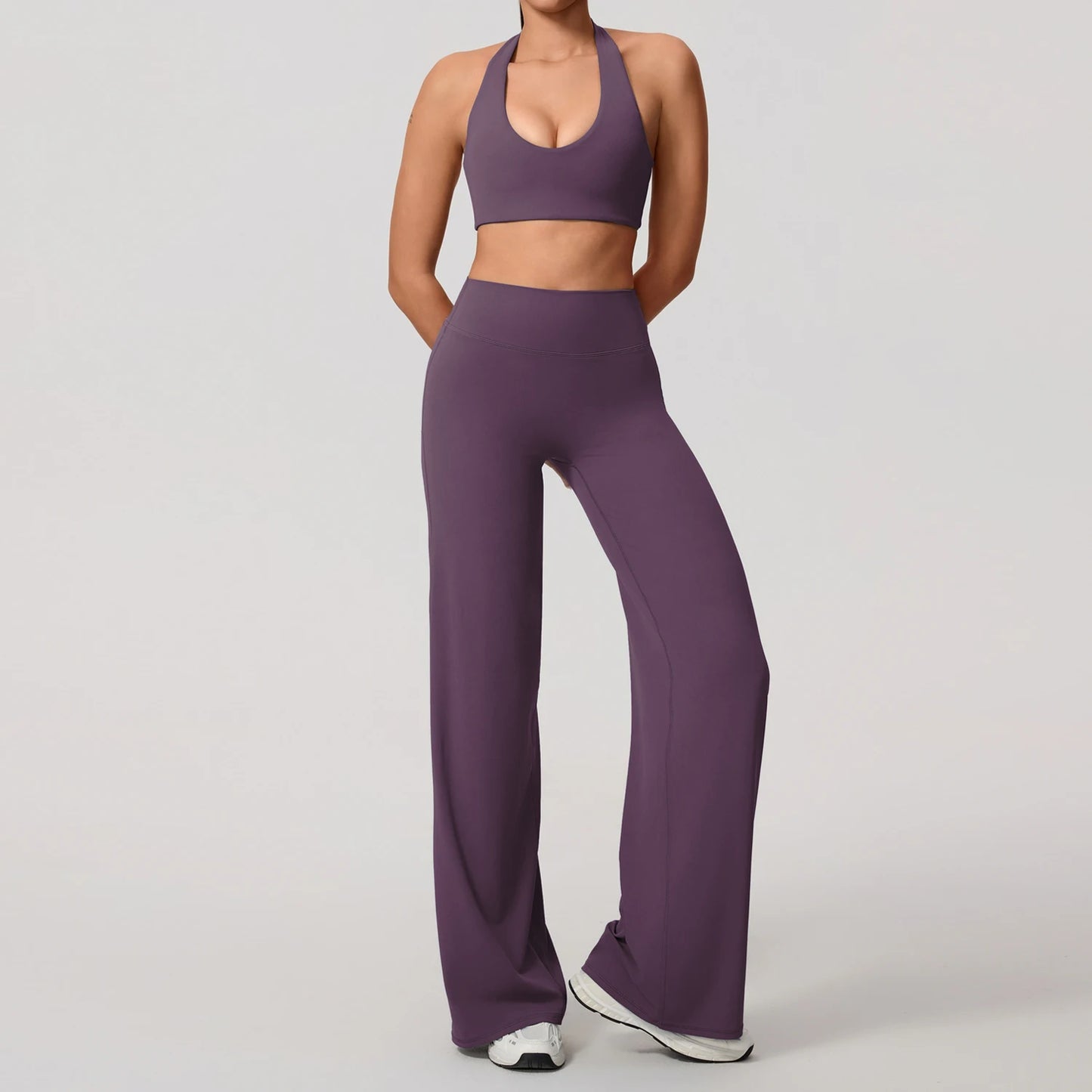 Women's Moisture-Wicking Athletic Set – Sports Bra and Pants Combo