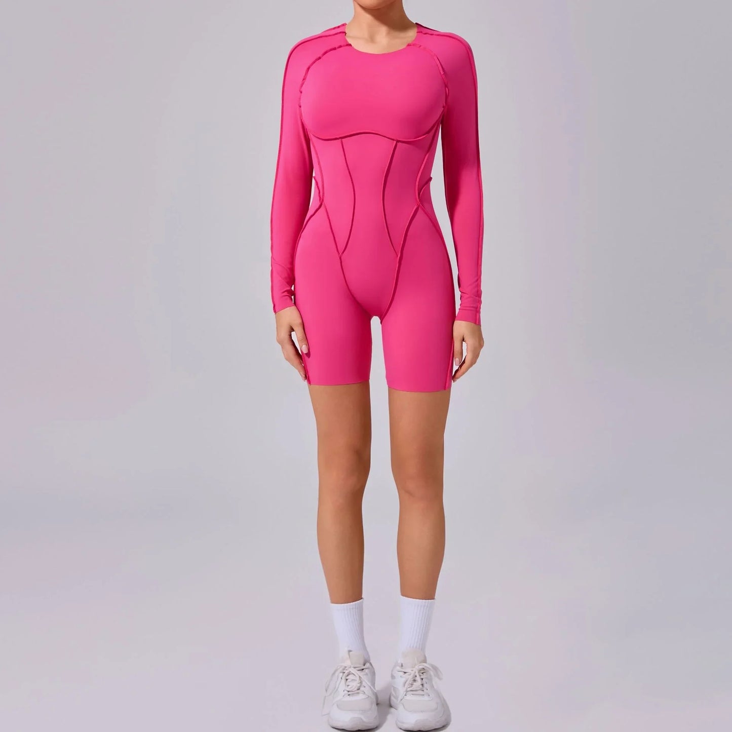 Women's Short Sports Jumpsuit - Gym & Workout Jumpsuit for Women