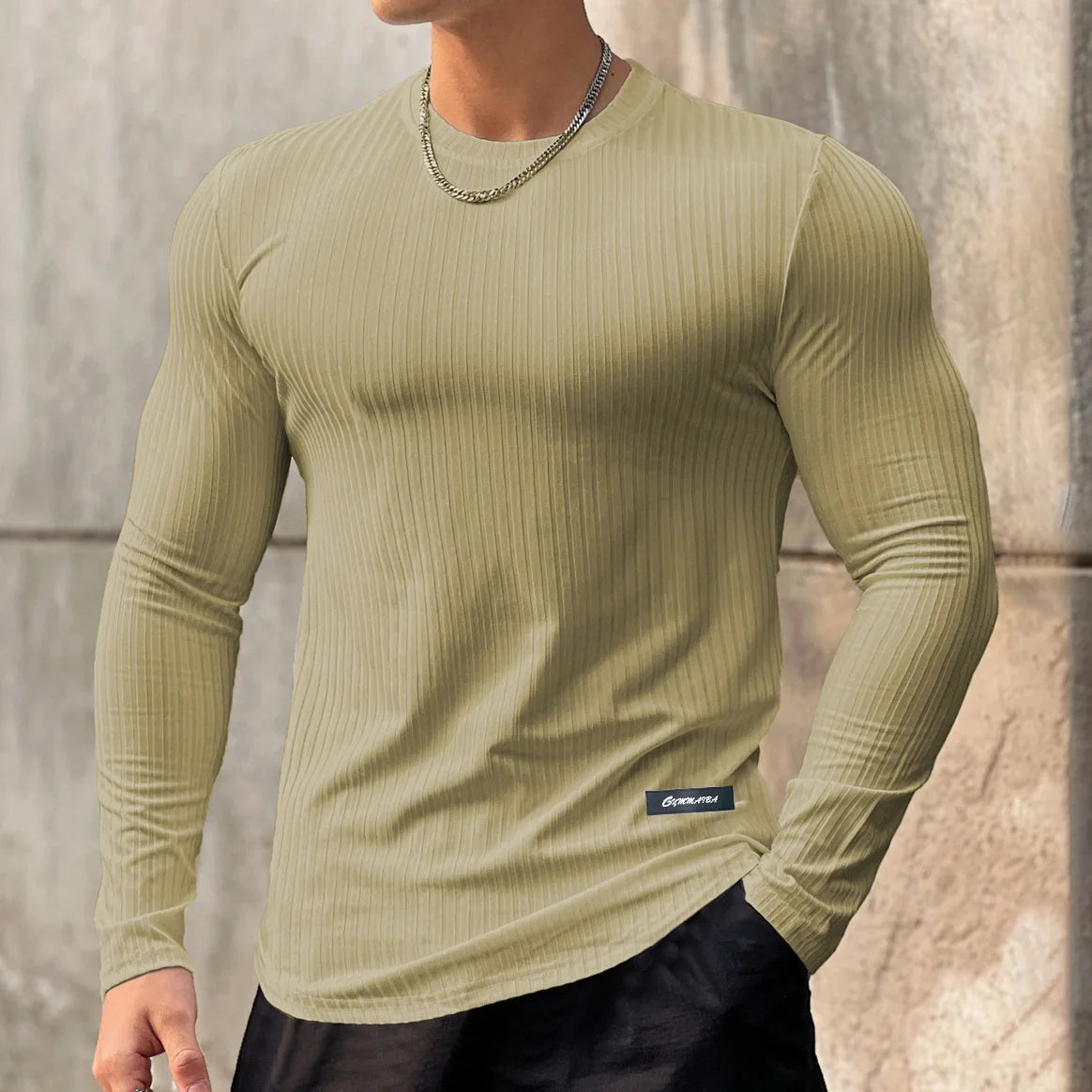 Men's Slim Fit Lightweight Long Sleeve Sweater