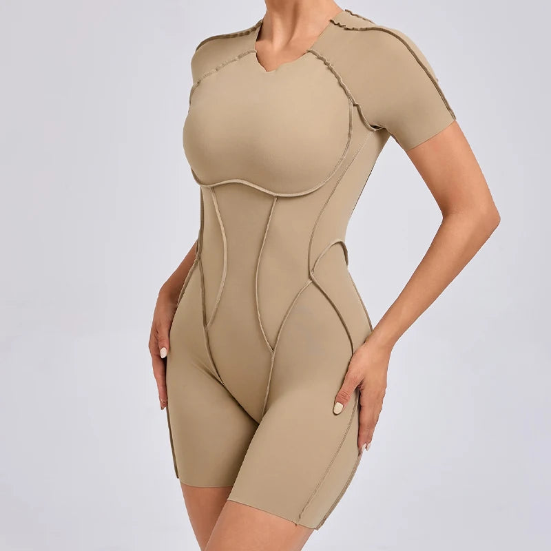 Women's Backless One-Piece Jumpsuit - Gym & Sportswear, Athletic & Stylish Activewear