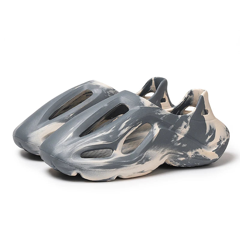 Unisex Tie-Dyed Soft EVA Slippers – Non-Slip Comfortable Slippers for Men & Women