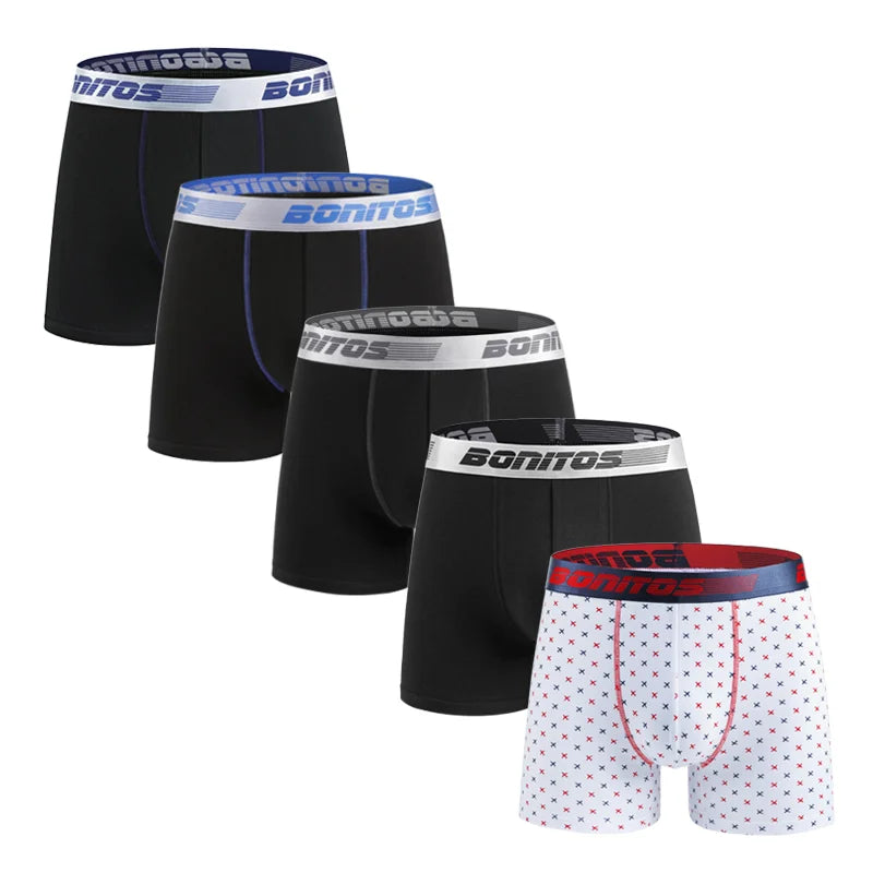 5-Pack Men's Cotton Boxer Briefs