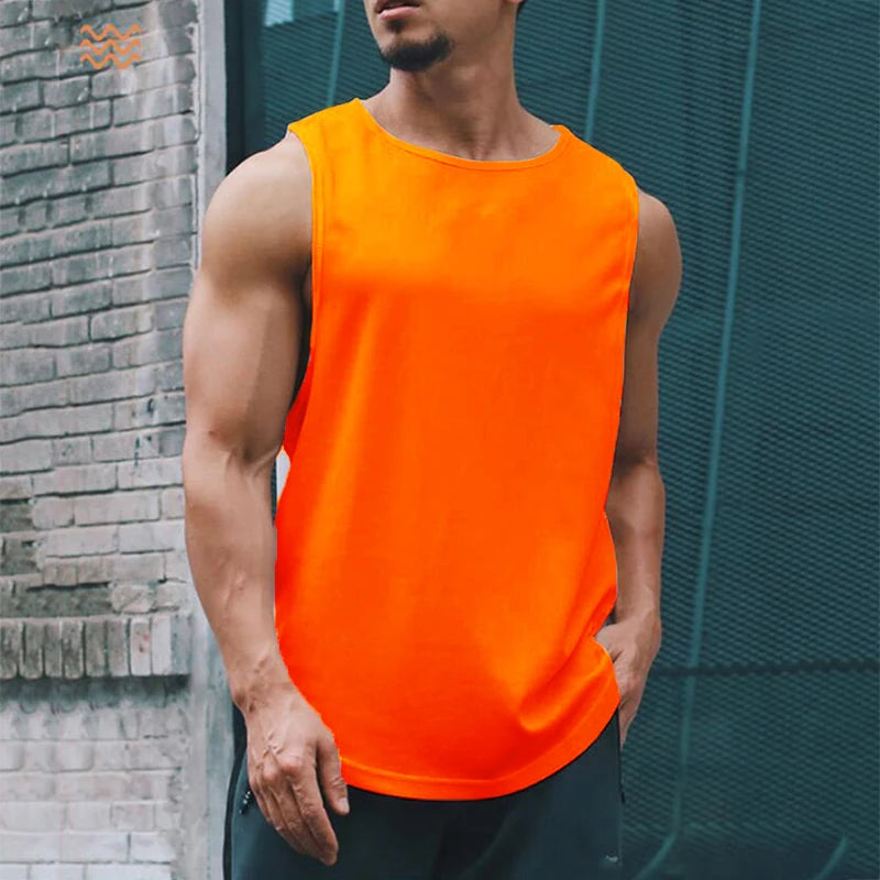 Men's Loose-Fit Breathable Mesh Tank Top -  Various Colors