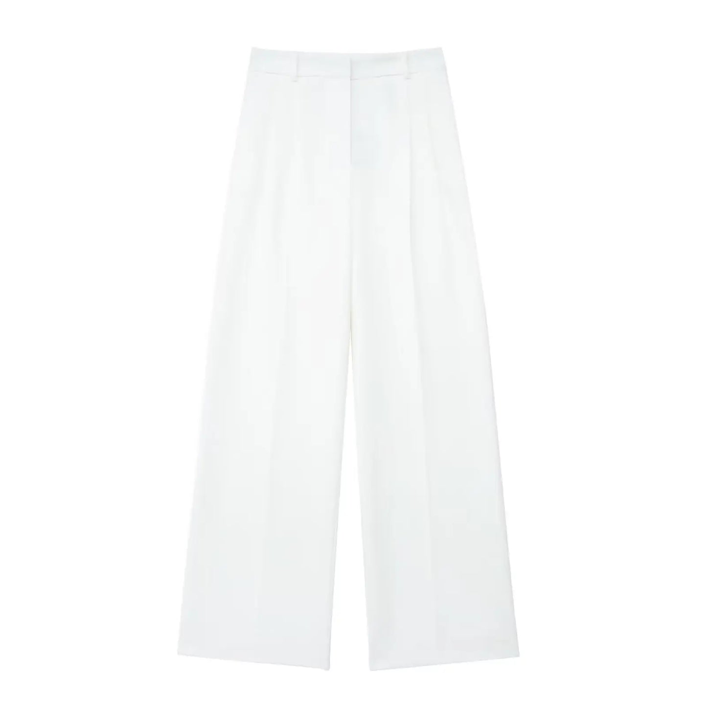 Women's Halter Neck Sleeveless Vest Top & Wide-Leg Pants 2-Piece Set