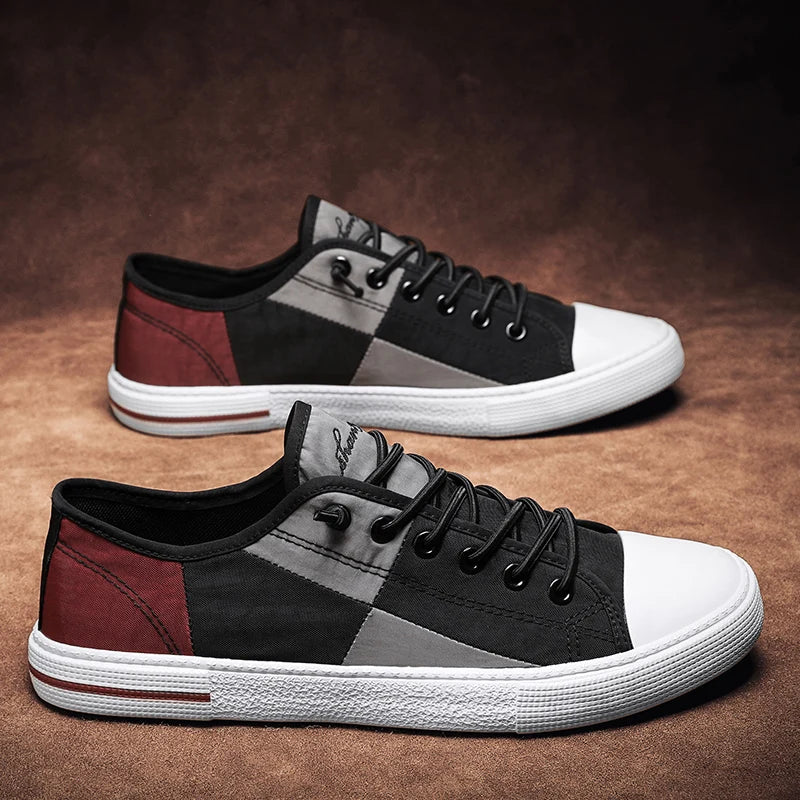 Men's Multicolor Casual Canvas Sneakers