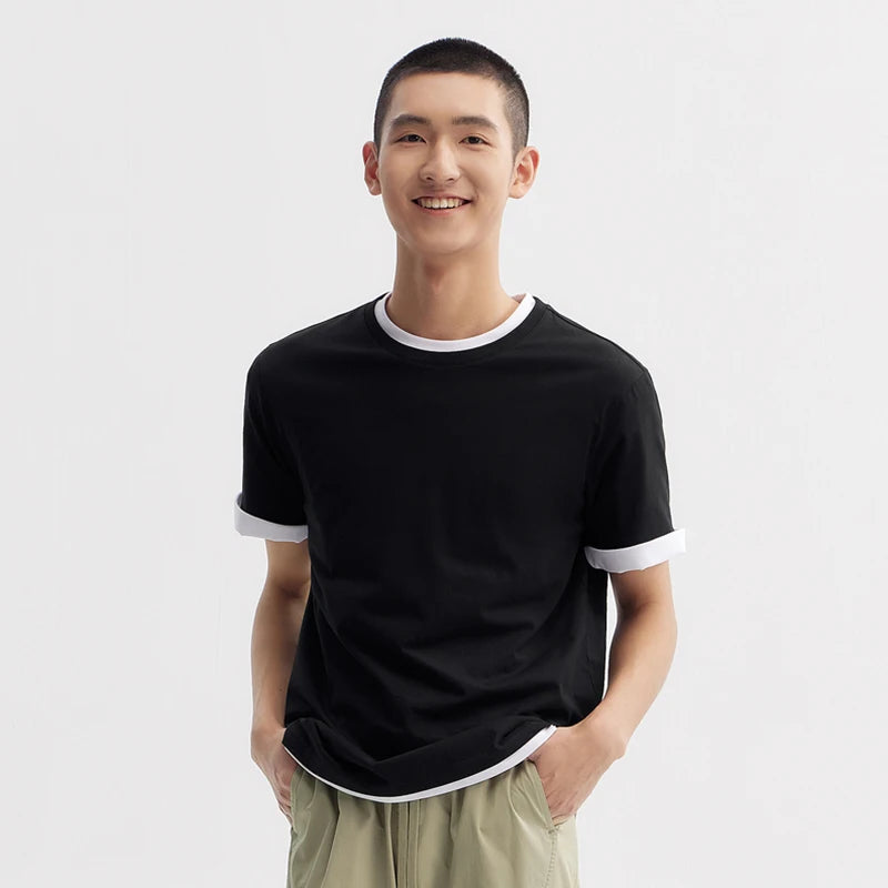 Semir Men's Slim Fit Plain T-Shirt - Comfortable Casual Wear