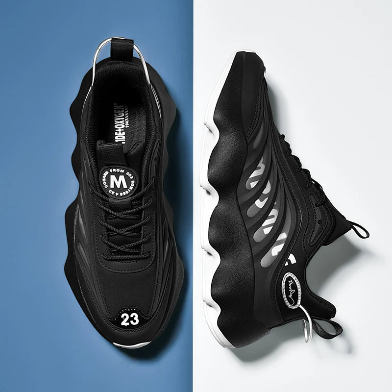 Lexsan Men’s Breathable Lace-Up Sneakers – Comfortable & Stylish Athletic Shoes for Men