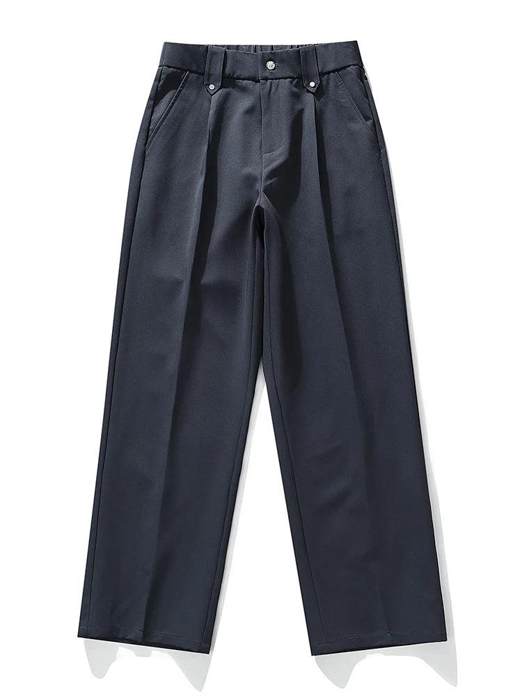 Men's Straight Fit Loose Pants – Comfortable Casual Men's Trousers for Everyday Wear