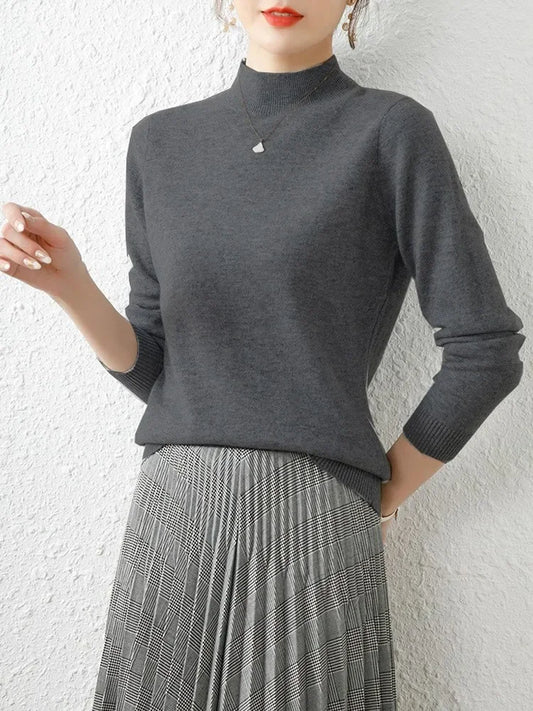 Women's Slim Fit Turtleneck Sweater
