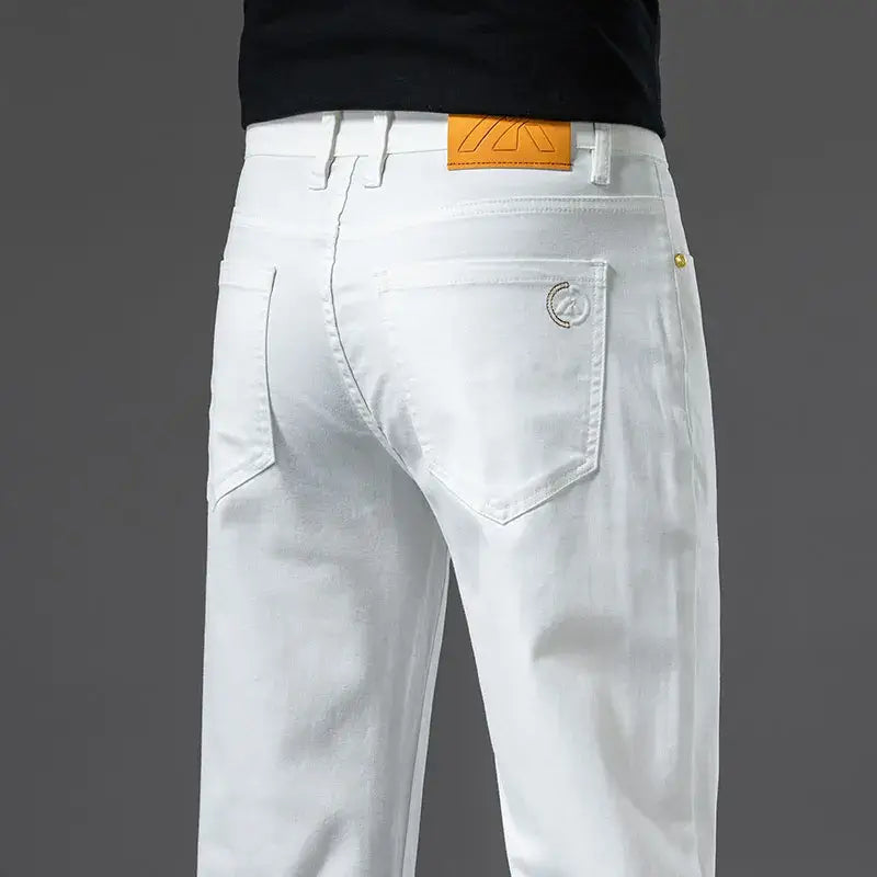 Men's Casual Straight Fit Stretch Cotton Pants