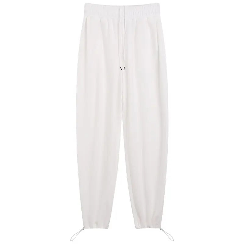 Women's High Waist Drawstring Loose Fit Elastic Sweatpants