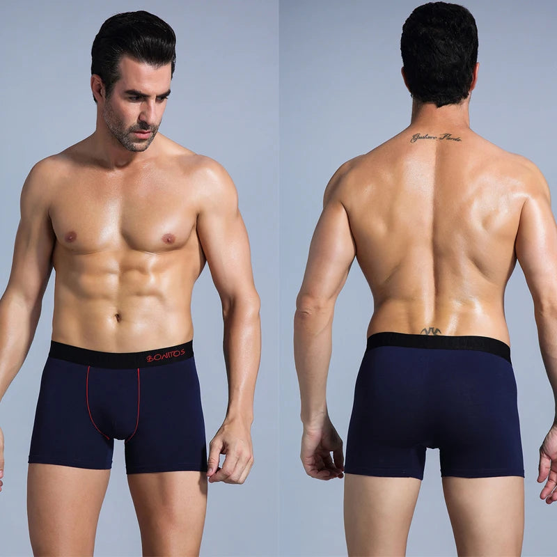 5-Pack Men's Cotton Boxer Shorts – Comfortable Breathable Boxers for Men