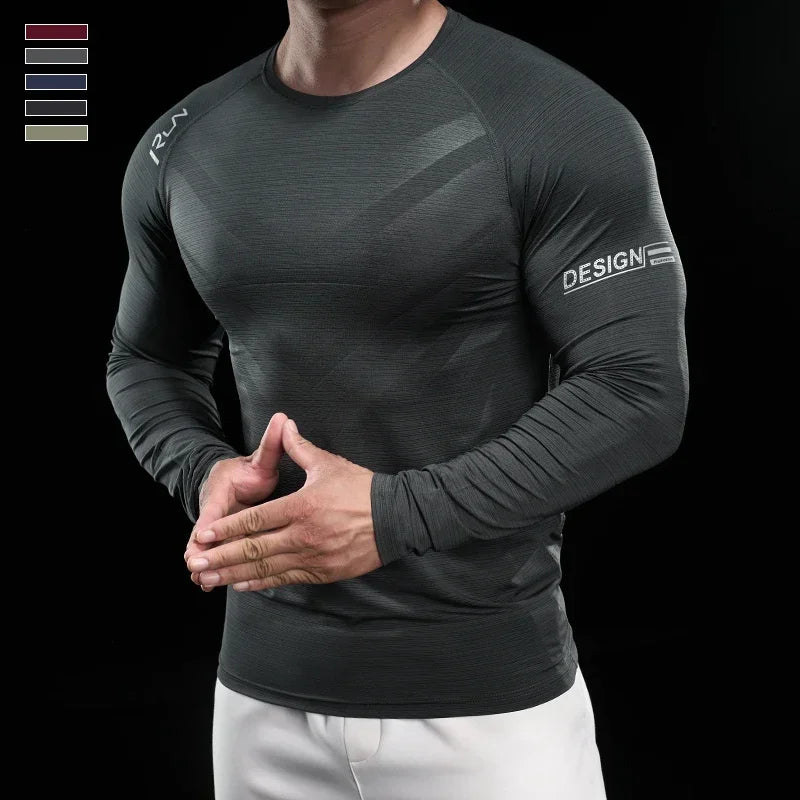 Men's Slim Fit High-Stretch Sweater - Versatile, Lightweight, and Breathable