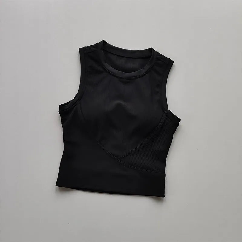 Women's Padded High-Impact Sports Bra Vest