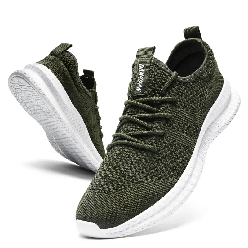 Mens Ultralight Breathable Mesh Sneakers - Casual Non-Slip Running Shoes-Various Colors