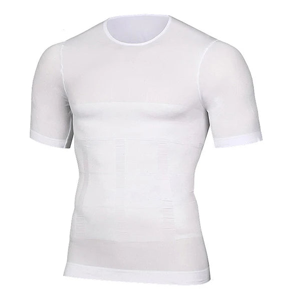 Men's Compression T-Shirt - Slimming Body Shaper for Men, Body Contouring & Support