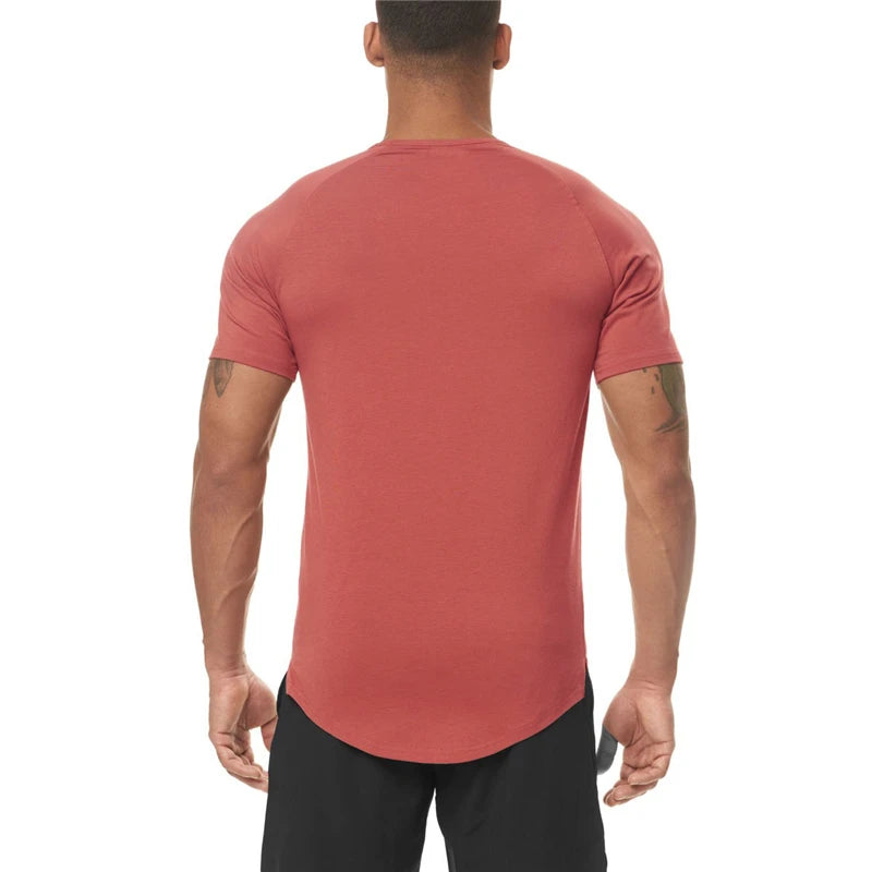 Men's Slim Fit Quick-Dry Breathable T-Shirt – Lightweight, Moisture-Wicking Activewear
