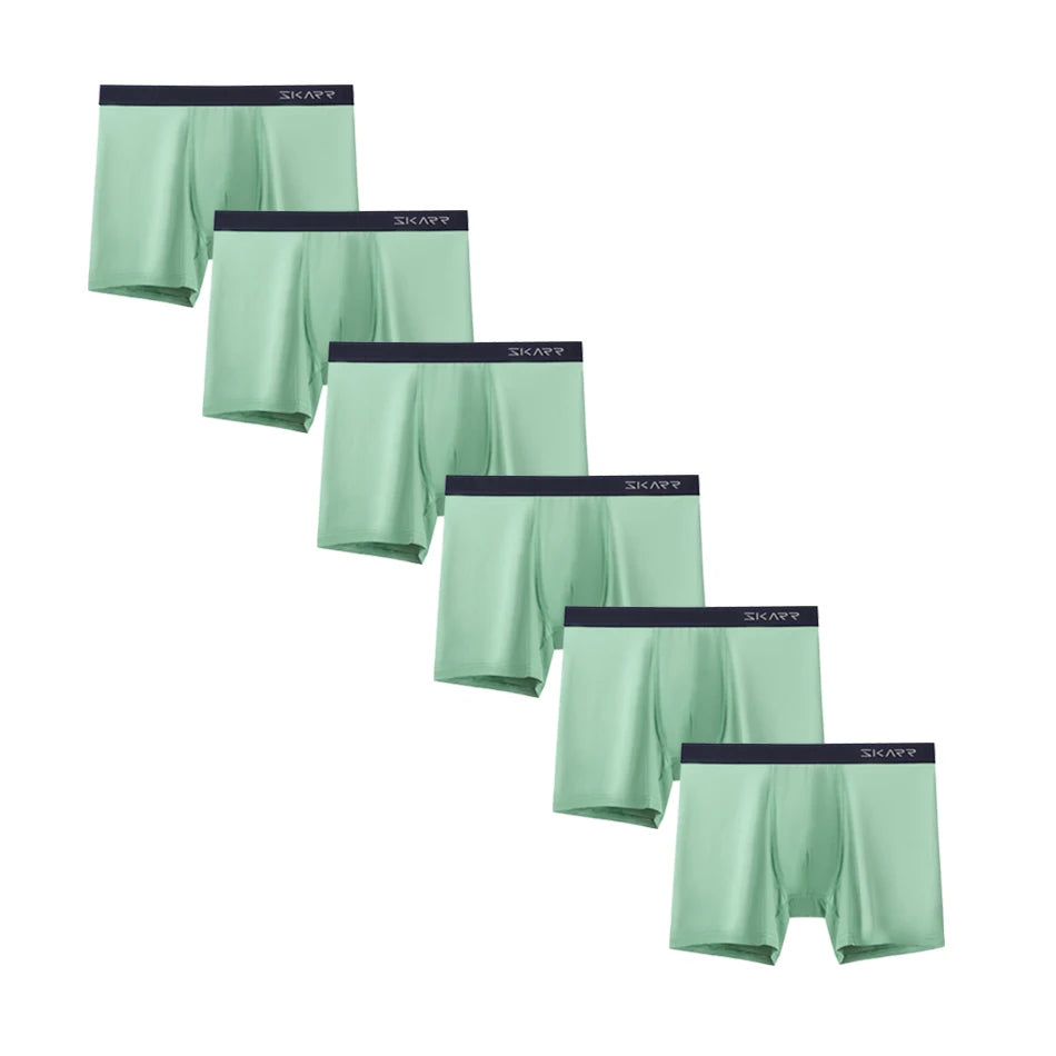 6-Pack Men's Boxer Briefs - Comfortable Trunks Shorts Underwear for Men
