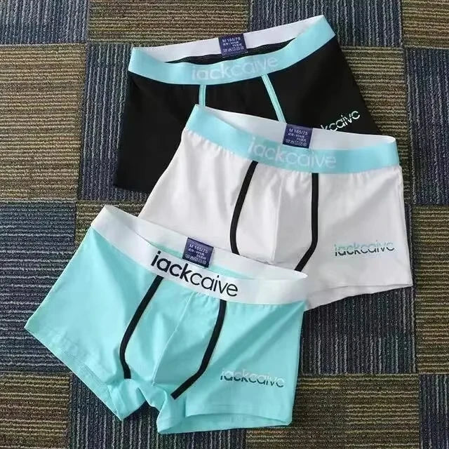 3-Pack Men's Cotton Boxer Briefs - Breathable & Comfortable - Mixed Colors